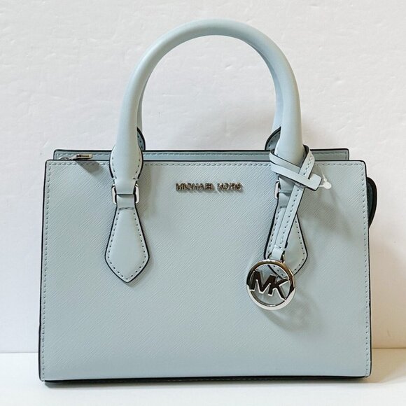 Michael Kors Handbags - Michael Kors Sheila Small Satchel – Vista Blue